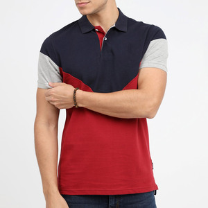 Low MOQ Outerwear Clothing Supplier Cheap Price Cotton T <b>Shirts</b> Custom Embroidery Logo Regular Fit Contrast Trim Polos for <b>Men</b> - Product Image 5