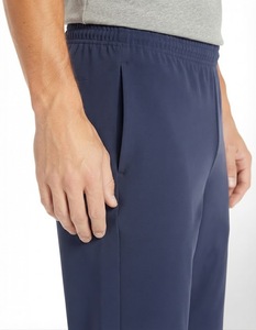 Pantalones deportivos al por mayor para hombre, pantalones de chándal de algodón azul marino con cintura elástica y bolsillos laterales, joggers casuales para otoño. - Product Image 5