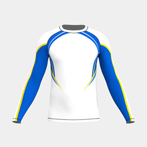 Camiseta de Compresión de Manga Larga para Hombre, para BJJ, MMA y Grappling, con Gestión del Sudor, para Entrenamiento, Mercado Europeo y Estadounidense - Product Image 4
