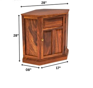 Solid Wood Corner Base <b>Cabinet</b> | <b>Small</b> Wooden <b>Storage</b> Cupboard | Wholesale Living Room Furniture | Home Furniture - Product Image 6