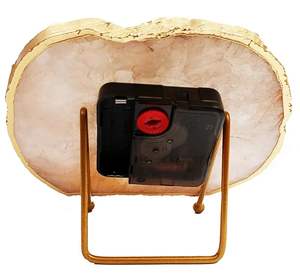 Reloj de Pared de Resina de Ágata Hecho a Mano de Lujo, Moderno, Impermeable, de Gran Tamaño, con Luz Nocturna, Decoración para el Hogar, Pascua, Boda, Jubilación, Ramadán - Product Image 4