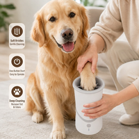 Gobelet Nettoyant Automatique pour Pattes d'Animaux Domestiques en Silicone Écologique, Portable, pour Chiens de Petite et Moyenne Taille, Utilisation Intérieure et Extérieure, Vente en Gros