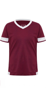 Maillots de football personnalisés pour hommes adultes, respirants, à manches courtes, écologiques, séchage rapide, 100% polyester, uniforme de football - Product Image 2