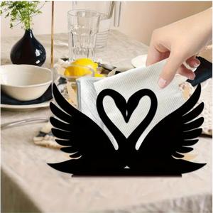 Metal Colorful Flower Design Tissue Stand Event Supplies Dining Tableware Use Decorative Napkin Holder Easy <b>Portable</b> Cheap Price - Product Image 5