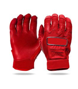 Guantes de Béisbol de Piel de Cabra de Alta Calidad del Fabricante, con Logotipo Personalizado, Cierre de Gancho y Bucle Ambidiestro, Duraderos, con Puño Corto - Product Image 2