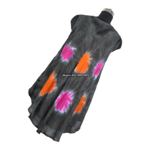 Nuevo 2026 al por mayor: Vestido largo maxi de playa con efecto tie-dye para mujer, sexy, estilo sombrero de playa - Product Image 2