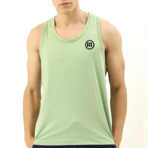 Vêtements de sport en gros, débardeur de musculation pour hommes, vêtements de fitness, couleur unie, taille personnalisée, débardeur homme - Product Image 1