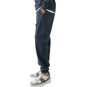 <b>Mens</b> Pullover Hoodie Tracksuit Set <b>Slim</b> Tapered <b>Jogger</b> Trouser Regular <b>Fit</b> Daily Two Piece Outfit Kangaroo Pocket Custom OEM ODM - Product Image 6