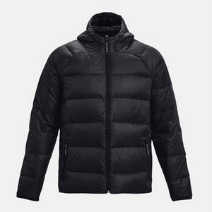 Blouson d'hiver pour homme, coupe classique, matelassé, chaud, coupe-vent, imperméable, à capuche, col montant, en toile respirante - Product Image 5