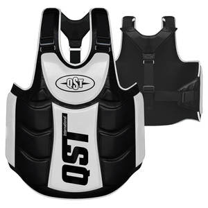 Protecteur de poitrine de protection de corps de boxe professionnel pour engrenages de boxe de karaté Taekwondo MMA Logo personnalisé en gros en cuir fabriqué OEM ODM - Product Image 6