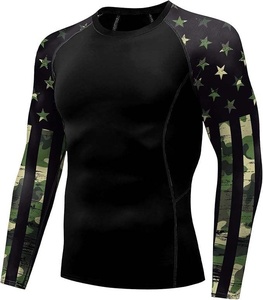 เสื้อแรชการ์ดสำหรับเล่นกีฬา AI-RG-203 คุณภาพสูงสุด ราคาขายส่ง RTS ระบายอากาศได้ดี สวมใส่สบาย ทรงเข้ารูป สามารถสั่งพิมพ์ลายได้ตามต้องการ - Product Image 5