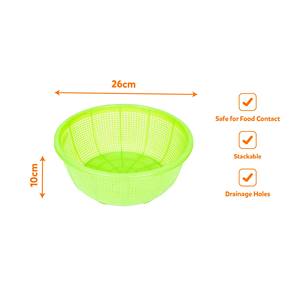 Panier égouttoir en plastique PP vierge sûr et polyvalent pour cuisine, salle de bain, usage domestique quotidien, lavabo et panier à fruits - Product Image 5