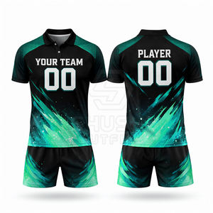 Maillots de football respirants et antibactériens, couleurs et designs personnalisés, 100% polyester - Product Image 2