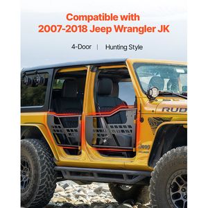 Jeep Hunting Style 4-<b>Door</b> Tube <b>Doors</b> Heavy-Duty <b>Hinges</b> OE Latch Jeep Tubular <b>Door</b> <b>Window</b> <b>Hinges</b> Rubber Pads Jeep Tube <b>Doors</b> Pads - Product Image 3