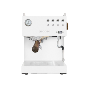Cafetera Espresso Ascaso Steel PID Pro 100% NUEVA Y ORIGINAL para el Hogar, Blanca y Madera - Product Image 1