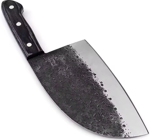 Couteau à découper les légumes LEGACY BLADES OEM, fait main, en acier carbone, manche en bois, couteau de cuisine, fabricant - Product Image 2