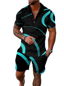Men's Summer Vintage Style Hip Hop <b>T</b> <b>Shirts</b> Shorts Set 3D Printed Casual Men's Tracksuit Knitted Fabric Thermal Couples Outfits - Product Image 2