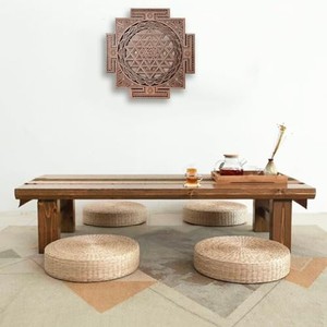 Cadre photo mandala en bois d'acacia sculpté à la main |   Art spirituel de géométrie sacrée en gros - Product Image 5