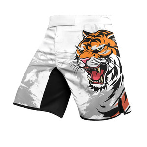 Pantalones Cortos de Kickboxing, Muay Thai, MMA, Ligeros, de Secado Rápido, Transpirables, de Poliéster, Sublimación Personalizada, para Entrenamiento en Gimnasio, Deportes Atléticos - Product Image 5