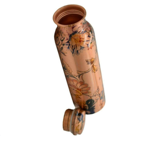 Hot Selling Custom Shape Shiny Polished Water Drinking <b>Copper</b> <b>Bottle</b> Home Use Water <b>Bottle</b> for Health Benefits - Product Image 5