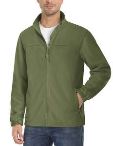 Fabricants OEM, veste en polaire tactique pour hommes, coupe-vent, manteau de travail d'hiver, veste de randonnée en plein air, coupe-vent, logo personnalisé - Product Image 2