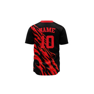 เสื้อเบสบอลกีฬารุ่นใหม่ล่าสุด ระบายอากาศได้ดี พิมพ์ลายแบบซับลิเมชั่น แห้งเร็ว รับผลิตจำนวนน้อยได้ - Product Image 4