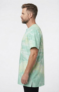 Blouse de coiffeur professionnelle pour hommes, à manches courtes et col rond, en polyester écologique et résistant à l'eau, pour la coupe de cheveux - Product Image 4