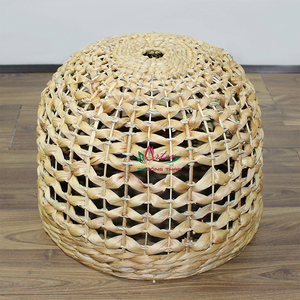 Artex Dong Thap Natural Water Hyacinth Handcrafted Pendant <b>Light</b> Unique Living <b>Room</b> Chandeliers - Product Image 5