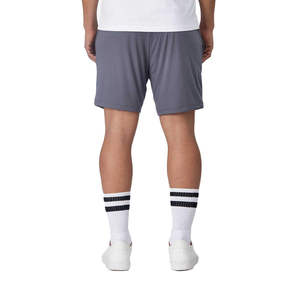 Pantalones Cortos Deportivos Casuales de Punto para Hombre, Color Gris, Transpirables, Ecológicos, 100% Algodón, Cintura Media, Cierre Elástico - Product Image 2
