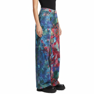 Pantalones Holgados de Cintura Alta, Transpirables, Personalizados, OEM, al por Mayor - Product Image 2