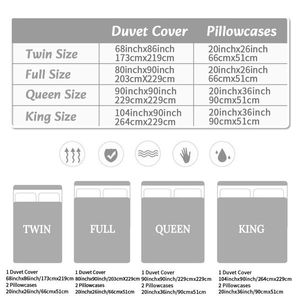 Juego de Ropa de Cama con Temática Acuática de Tortuga Marina, 3 Piezas, Funda de Edredón en Azul Verde Agua, 2 Fundas de Almohada para Amantes de la Playa y el Océano - Product Image 6