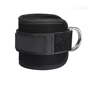 Sangles de cheville en nylon avec néoprène rembourré pour machines à câble de musculation, entraînement des jambes, vente en gros - Product Image 1