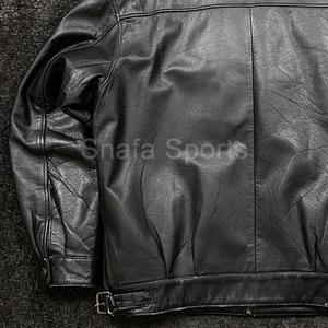 Wholesale Women's Sheep Skin Woven Quilted Motorcycle Jacket Custom Color Genuine Leather Outerwear with Leather Jackets - Product Image 5