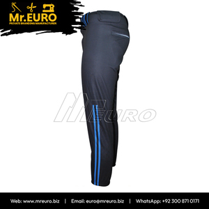 Pantalon de sport unisexe personnalisé, coupe ajustée, 100 % polyester, sublimé, anti-transpiration, respirant, séchage rapide, antibactérien, 280 g, uni - Product Image 4