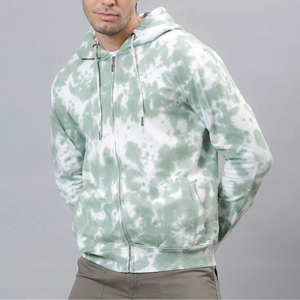 Custom Wholesale Heavyweight Cotton <b>Zip</b> <b>Up</b> Hoodie for Men Premium Quality Breathable Zipper Hoodie OEM ODM Manufacturer - Product Image 1