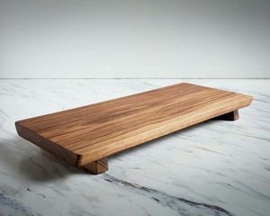 Minimalist Wooden Sushi Serving <b>Tray</b> - Product Image 1