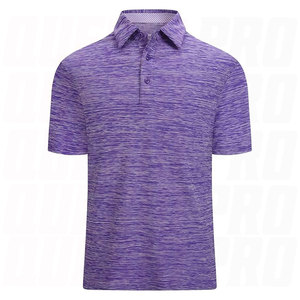 Polo de Golf para Hombre, Absorbente de Humedad, de Secado Rápido, Deportivo, de Manga Corta, a Rayas, Informal, con Cuello, Ligero - Product Image 1