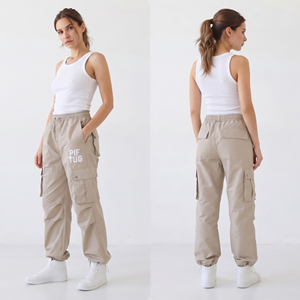 Wholesale Women's <b>Windbreaker</b> Pant 100% Nylon Lightweight Cargo Pants Women Oversized Rain Joggers Hiking <b>Camping</b> Cargo Trouser - Product Image 4