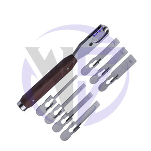 Kit d'osteotomes modulaires chirurgicaux avec 7 lames et manche en acier inoxydable de qualité supérieure fabriqué par Wenquar - Product Image 5