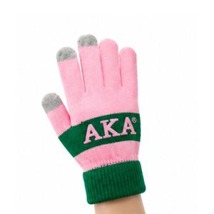 Pink Green <b>Knitted</b> Texting <b>Gloves</b> Set Women Touch Screen Winter <b>Gloves</b> Warm Fingerless Knit <b>Gloves</b> Fashion Accessories - Product Image 3