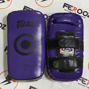 เป้าซ้อมมวย Fairtex สีม่วง หนังวัวแท้ ทนทาน สำหรับฝึกซ้อมมวยไทย เหมาะสำหรับผู้ใหญ่ - Product Image 1