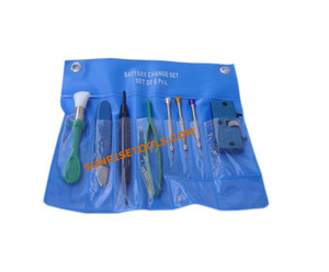 ชุดเปลี่ยนแบตเตอรี่นาฬิกา SUNTOOLS/STIPL 8 ชิ้น หัวเหล็กปลายเรียวแบบยาง สำหรับงานทำเครื่องประดับและงานละเอียด - Product Image 2