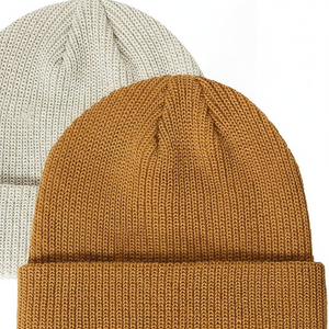 Custom Striped Wool Blend Breathable <b>Waterproof</b> Knit <b>Beanie</b> Hat OEM Winter Cap Private Label Manufacturer Wholesale Cuffed 3D - Product Image 6