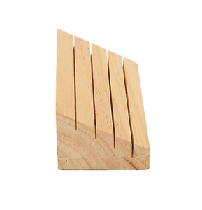 Moderno Porta Tarjetas de Visita de Madera Decorativo para el Hogar, Cuadrado de 3x4 Pulgadas, Hecho a Mano, Elegante, Accesorio de Mesa para Fiestas U F - Product Image 2