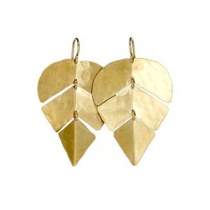 Últimos Pendientes Colgantes Geométricos de Latón, Aros Vintage para Boda, Fiesta Festiva, Tendencia 2026, Joyería Étnica de Moda para Mujer, Pieza Destacada - Product Image 4