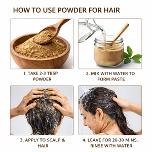 Polvo Ayurvédico de Kapoor Kachri Silvestre para Acondicionamiento Profundo del Cabello y Mantenimiento de la Salud de la Raíz - Product Image 3