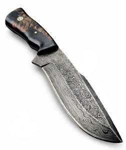 Handcrafted Patterned Steel Utility <b>Craft</b> <b>Tool</b> Hybrid Resin Wood Handle Executive Display Piece - Product Image 4