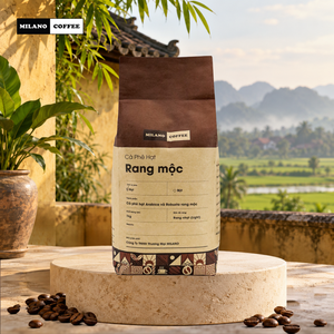 Café Milano au goût audacieux et riche, mélange de grains de café Arabica Robusta torréfiés pour l'espresso - Product Image 3