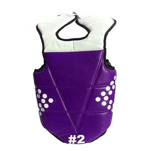Taekwondo <b>Mouth</b> <b>Guard</b> PU Leather Reversible Padded Protective Gear High Quality Custom <b>Sports</b> <b>Guard</b> - Product Image 1