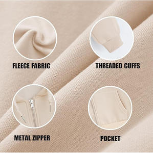 Sudadera con Capucha Personalizada para Hombre, Invierno 2025, Bordada, Mezcla de Algodón, 420, 500, 600 Gsm, Tejido Grueso, Tinte Liso, Corte Holgado, con Pedrería - Product Image 5